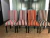 Silla Vestida Chenille Pata Madera / Colores Rayados!!! - comprar online