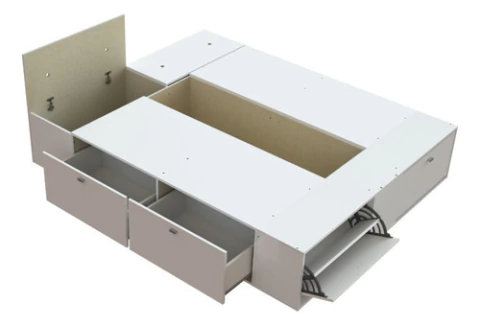 Plataforma Benethon 2 Plazas Queen 161 × 200 × 37 Cm Mosconi