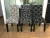 Silla Vestida Chenille Pata Madera / Colores Rayados!!!