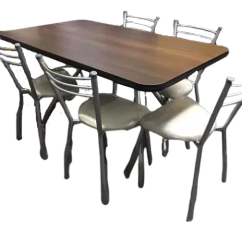 Super Combo! Mesa 140x80 Haya Con 6 Sillas Caño!