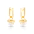 CONJUNTO BRINCO E COLAR DOURADO PÉROLA SHELL na internet
