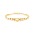 BRACELETE ESFERAS AJUSTAVEL DOURADO - loja online