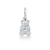 PINGENTE DE URSO EM PRATA 925 CRAVEJADO DE ZIRCÔNIAS - comprar online