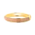 BRACELETE ABAULADO COM RESINA COR TELHA - comprar online