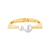 BRACELETE QUADRADO COM 2 PÉOLAS SHELL - comprar online