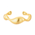 BRACELETE ABERTO CURVO ACETINADO - comprar online