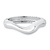 BRACELETE CURVO LISO PRATA - Mariana Rui