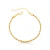 PULSEIRA CORDÃO BAIANO DOURADO - 18 CM