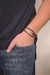 PULSEIRA MASCULINA 3 VOLTAS EM COURO MARROM E AÇO - comprar online
