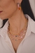 CHOCKER DE ELOS GRUMET COM PINGENTES DE ZIRCÔNIAS COLORIDAS na internet