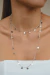 CORRENTE CHOCKER COM PLAQUINHAS PRATA - Loja Mariana Rui