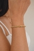 BRACELETE ESFERAS AJUSTAVEL DOURADO - comprar online