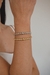 BRACELETE ESFERAS AJUSTAVEL DOURADO - Mariana Rui