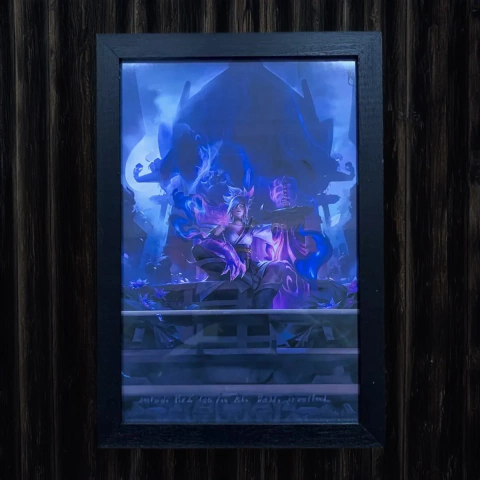 Cuadro 20x30 Riven Flor Espiritual League of Legends