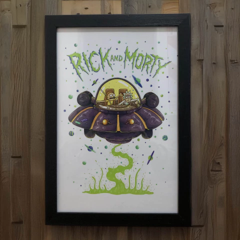 Cuadro Rick & Morty - comprar online