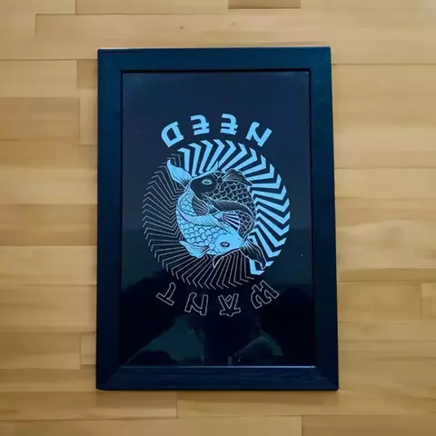 Cuadro 20x30 Pez Koi