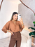 Cropped Lorena - Marrom - comprar online