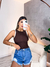Cropped Helena - Marrom - comprar online