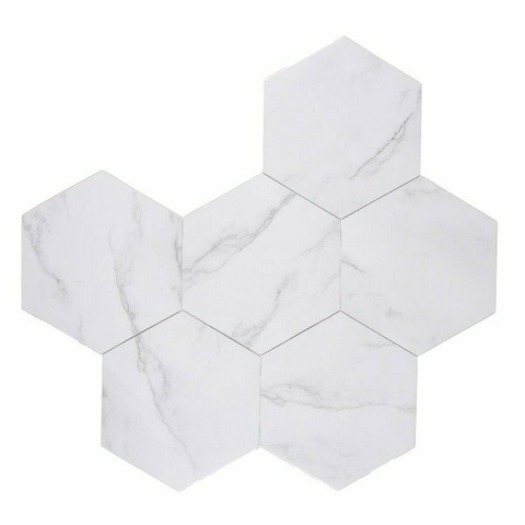 Piso pvc Hexagonal Carrara m2 - comprar online
