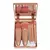 Kit Mini Pinceis de Maquiagem com Espelho - Nude - comprar online