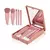 Kit Mini Pinceis de Maquiagem com Espelho - Nude