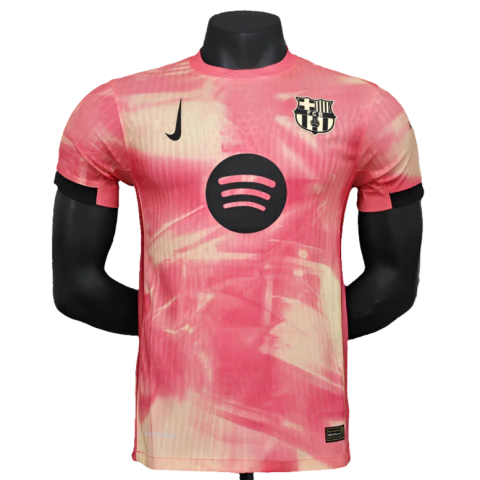 Camisa Barcelona 25/26 Edição Especial - Rosa - Versão Jogador