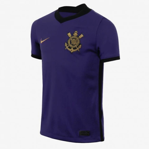 Camisa Corinthians Retrô - Roxo com Dourado - comprar online