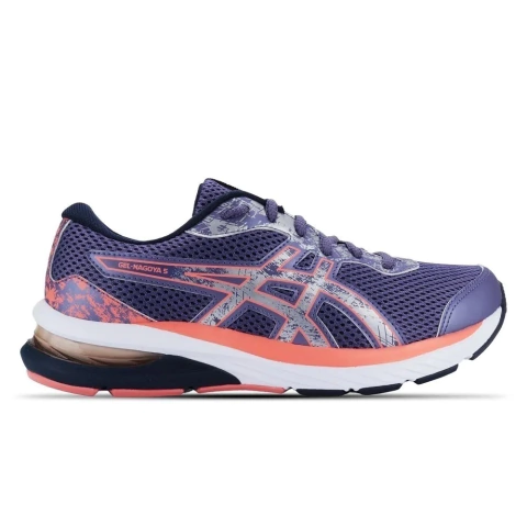Tênis Asics Gel Nagoya 5 Roxo / Salmão - Feminino