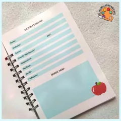 Agenda Infantil Creche (Vários temas) - Aquarella Personalizados