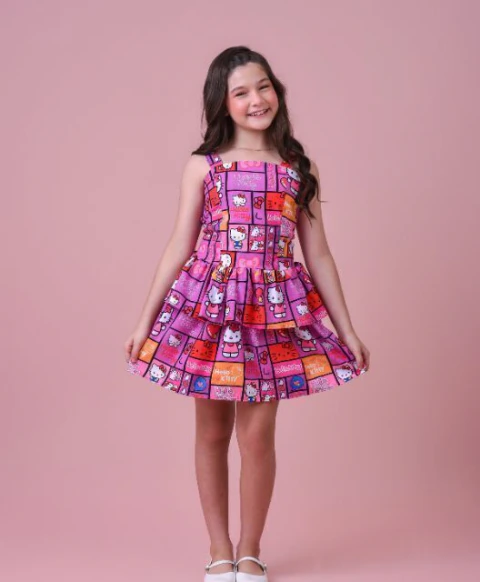 Vestido Nina Hello Kitty