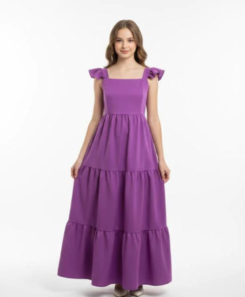 Vestido Juvenil Longo
