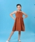 Vestido Camila Marrom - loja online