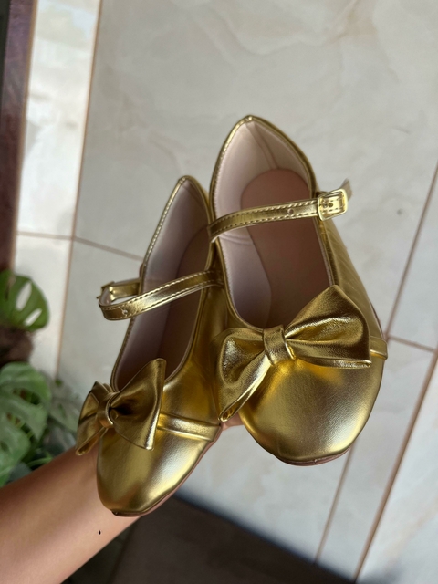 Sapatilha Laryssa Dourada