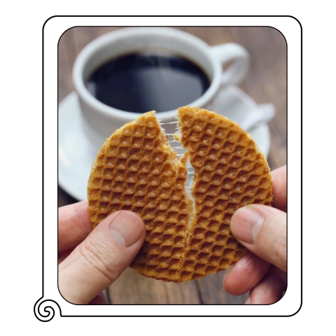 Stroopwaffle HAPPY WAFFLES - 1 uni.