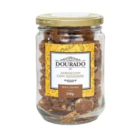 Pote G 230g DOURADO de Amendoim com Gengibre