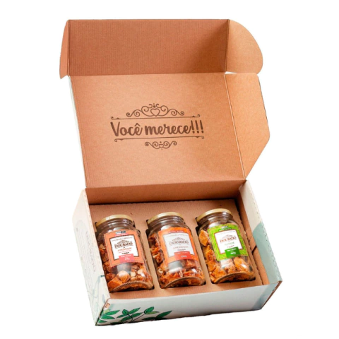 Combo DOURADO na caixa - Sofisticação