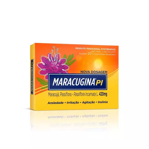 Maracugina 420mg com 20 Comprimidos Revestidos - comprar online