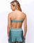 Shorts-saia Flor da Sardenha Verde - loja online