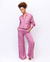 Calça Pantalona Flor de Sardenha Rosa - comprar online