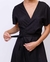 Vestido Transpassado Preto na internet