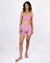 Shorts Curto Sunset Flor da Sardenha Rosa