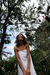 Vestido Longo Fenda Linho Branco - loja online