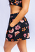Shorts Flower Preto - loja online