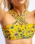 Top Tiras Abacaxi Amarelo