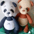Guía de tejido: panda Oreo en internet