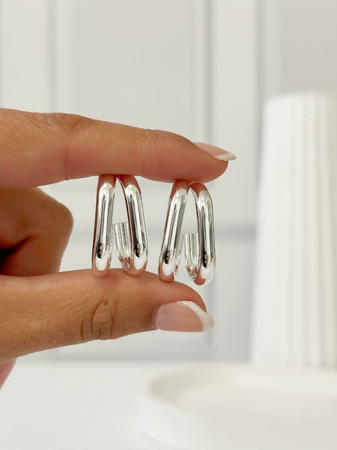 AROS JOTA DOBLE ACERO BLANCO - comprar online