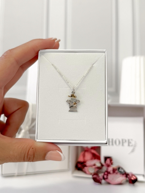 BOX 6 CADENA DIJE NENE-NENA ORO Y PLATA 925 - comprar online
