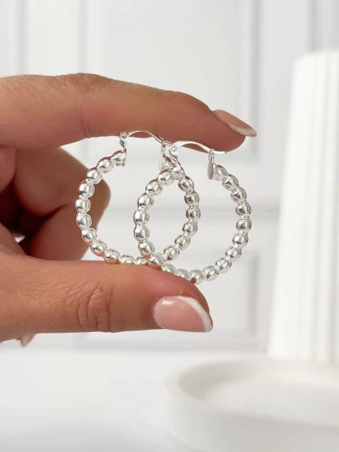 ARGOLLAS GRUMET 30MM PLATA 925 - comprar online