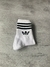 Adidas blanca rayas negras