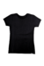 Remera lisa entallada (negra) Mujer SeaQuest